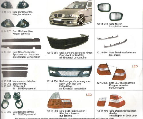 Scheinwerfer Stoßstangen