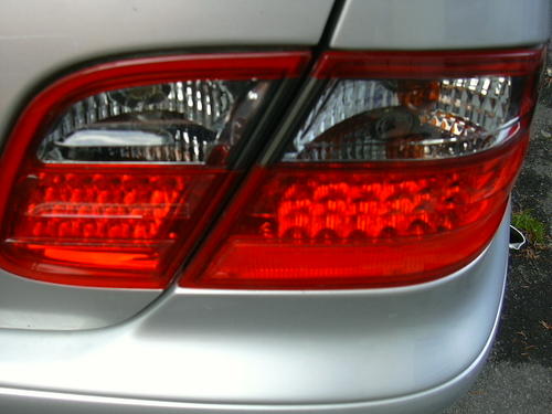 LED Rückleuchte in Rot/ Smoke